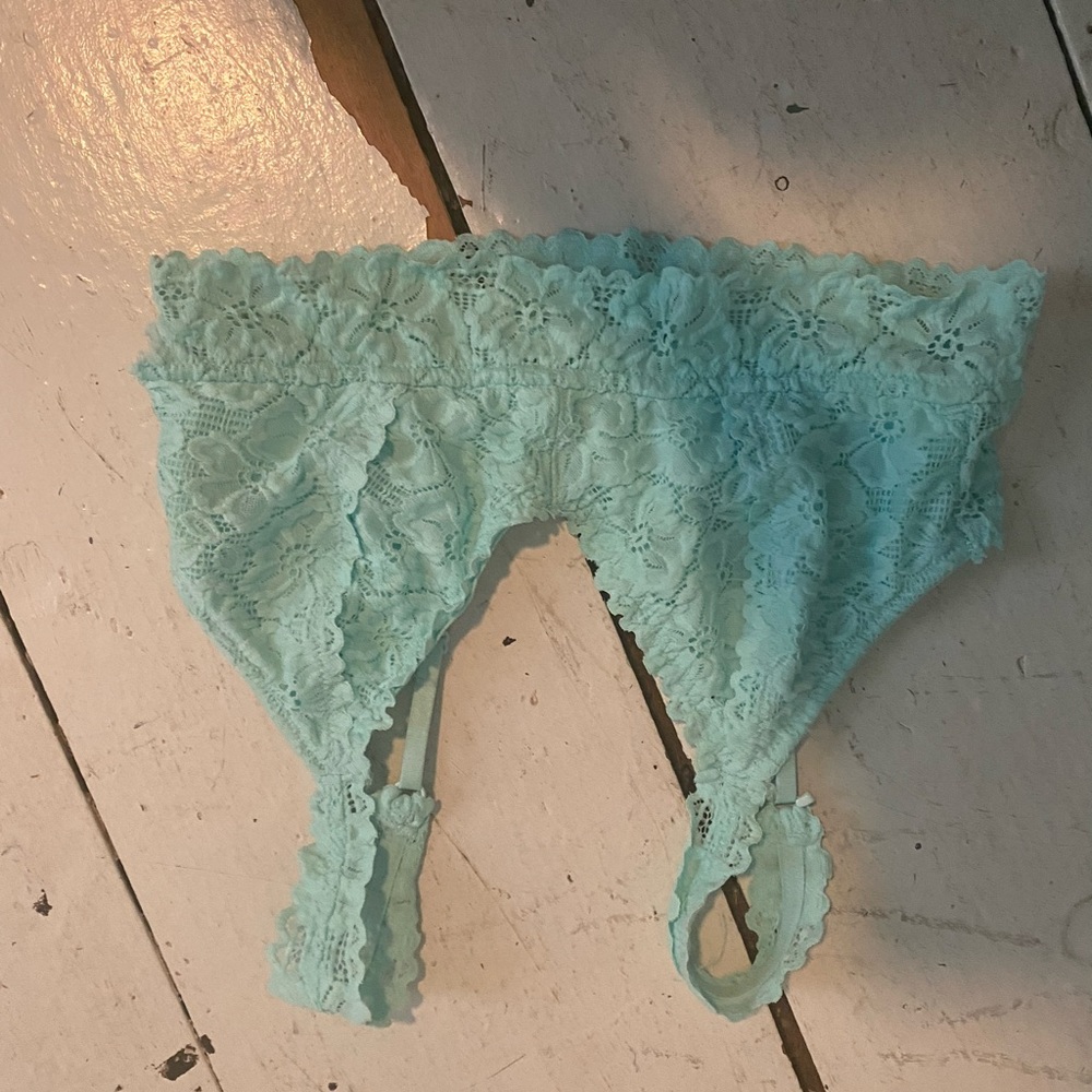 light blue bralette